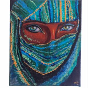 veiled gaze painting